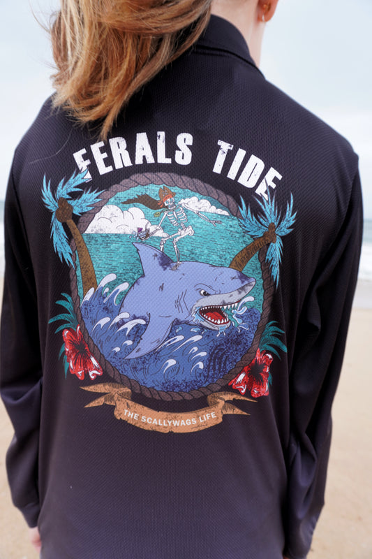 KIDS SCALLYWAGS FISHING SHIRT